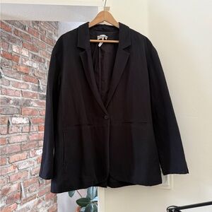 Apiece Apart Oversized Blazer Cotton/Linen Blend